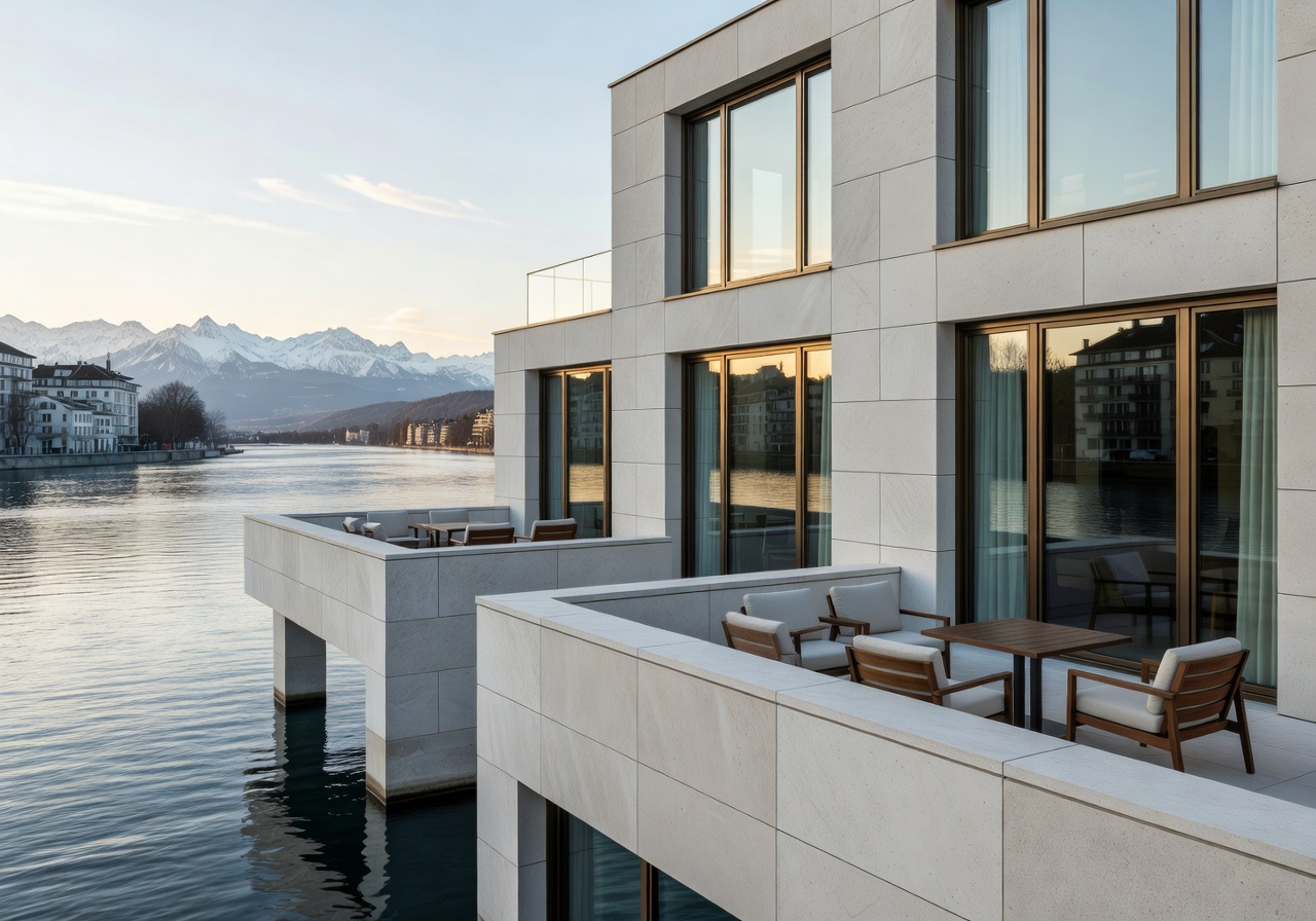 Baur au Lac River Suite with Swiss elegance and private terraces