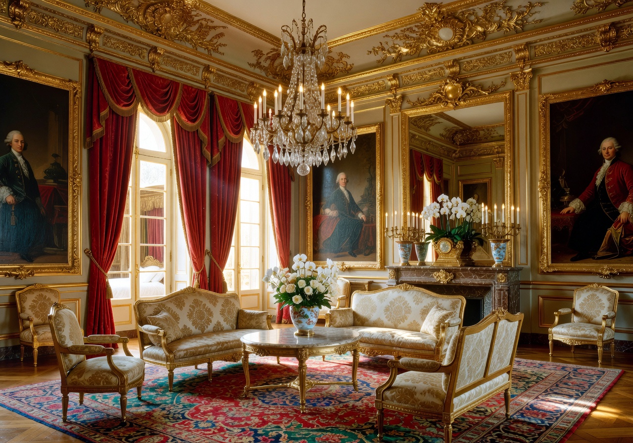Ritz Paris Imperial Suite showing historic royal luxury