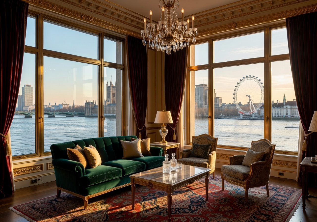 The Savoy Royal Suite in London with Thames views